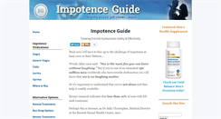 Desktop Screenshot of impotence-guide.com